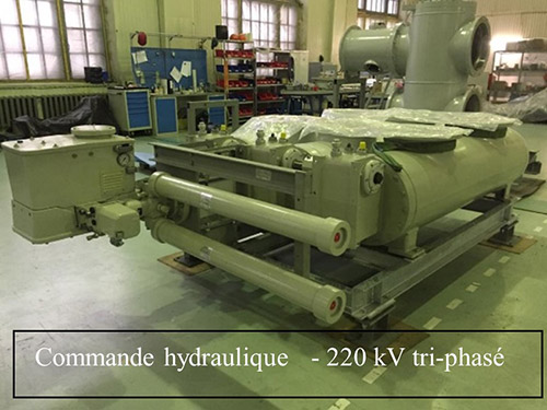 commande hydraulique 220kv tri phase